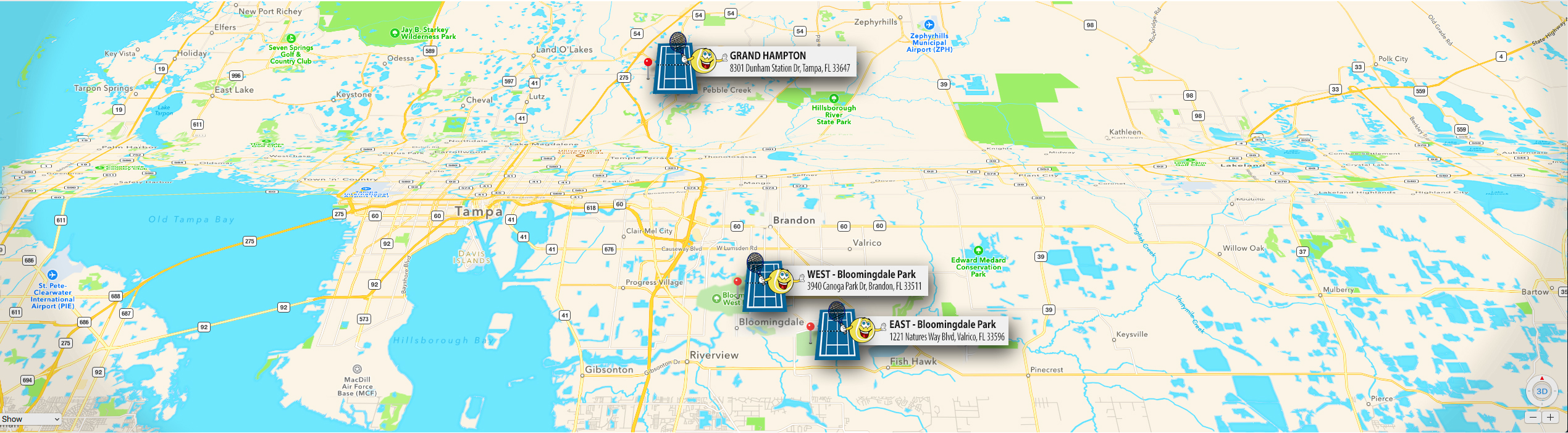 locations map