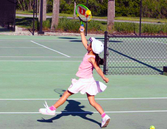 tennis lesson