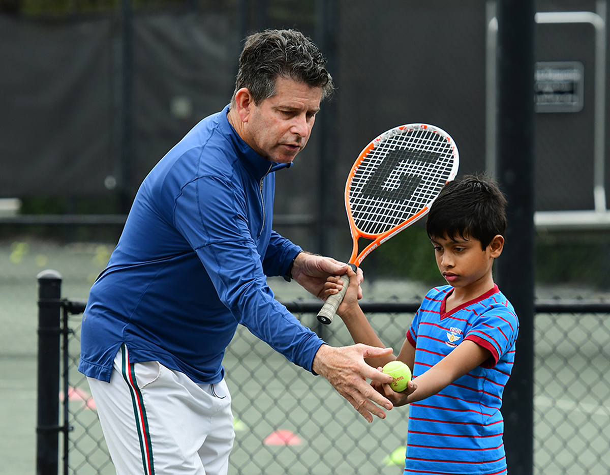 tennis lesson